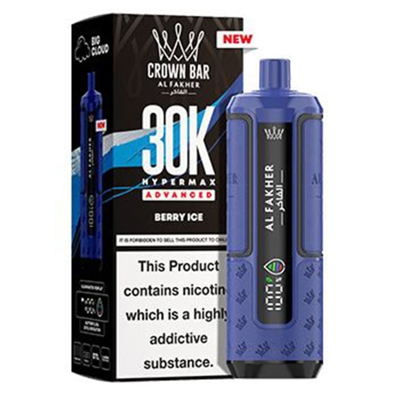 Puff Al Fakher Crown Bar Advanced 30K Berry Ice | Le Vapoteur Discount