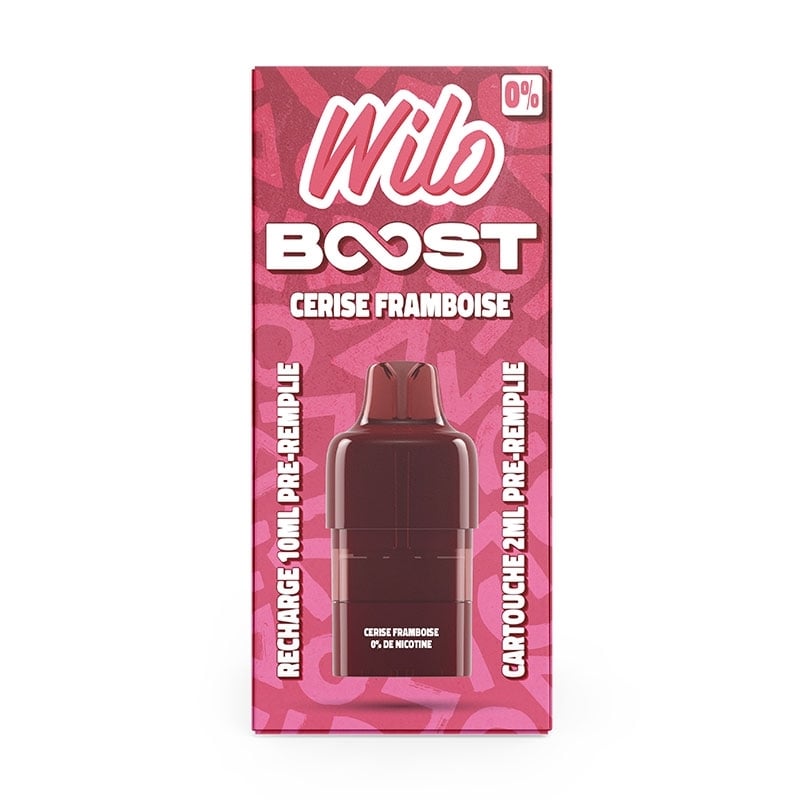 Cartouches Wilo Boost Cerise Framboise 12K - Wilo pas cher