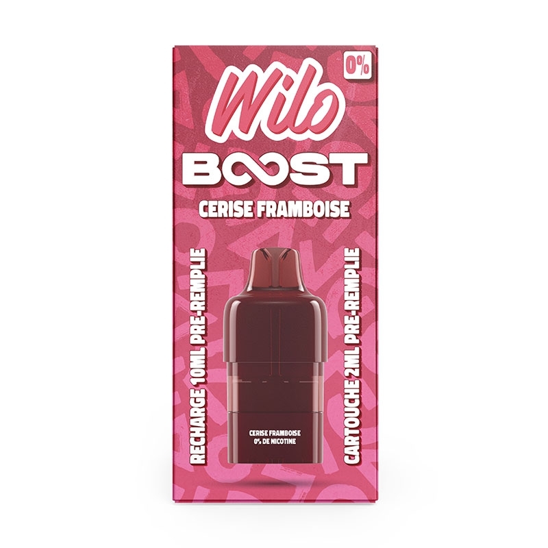 Wilo Boost Cherry Raspberry 12K Cartridges - Wilo cheap