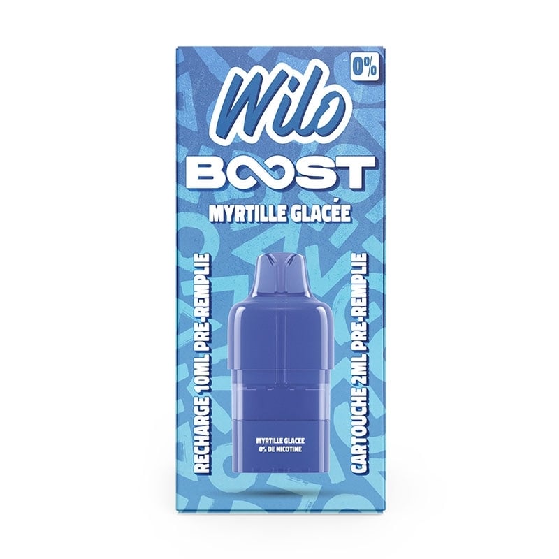 Cartouches Wilo Boost Myrtille Glacée 12K - Wilo pas cher