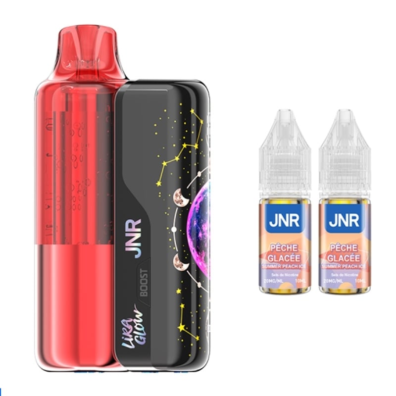 Puff JNR Lira Glow 45K Pêche Glacée | Le Vapoteur Discount