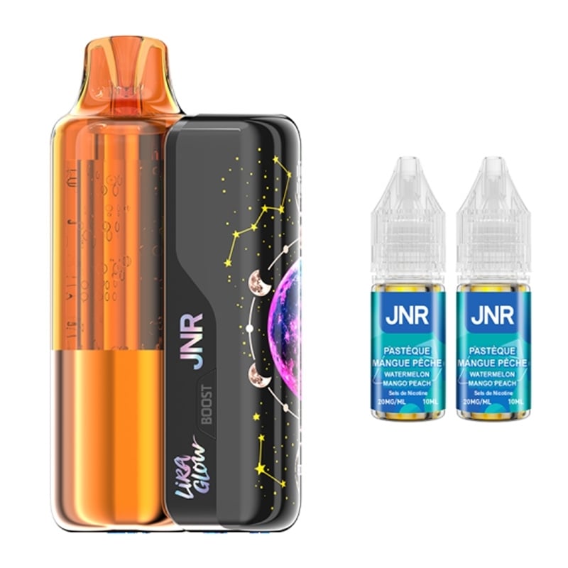 Puff JNR Lira Glow 45K Pastèque Mangue Pêche | Le Vapoteur Discount
