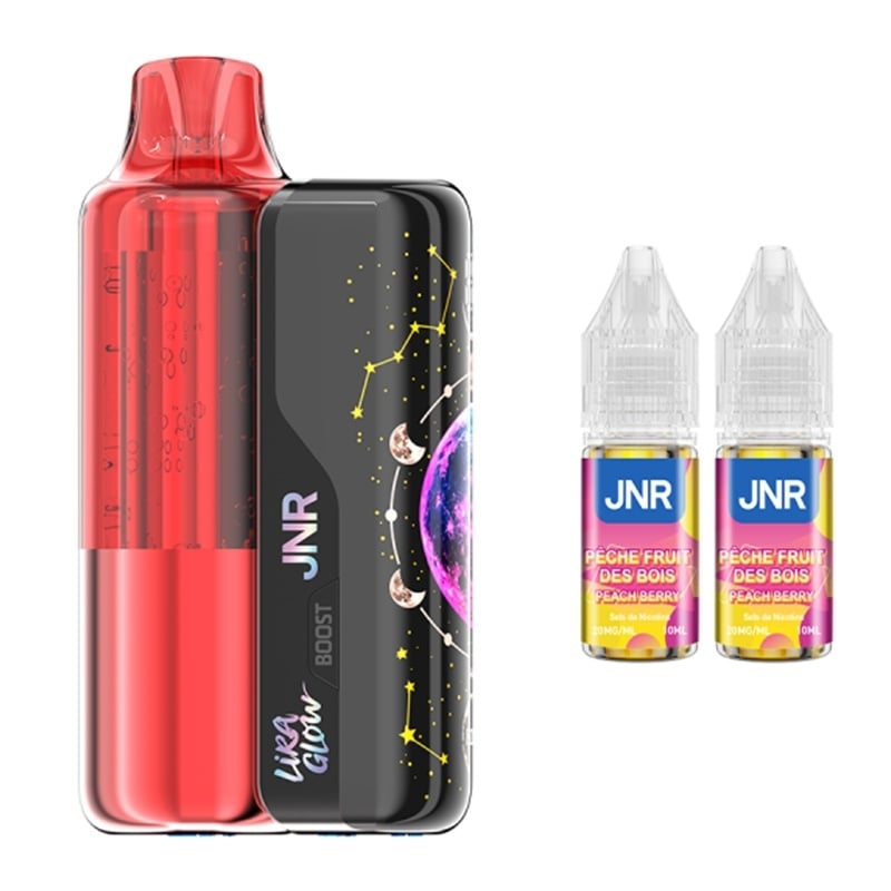 Puff JNR Lira Glow 45K Pêche Fruits des Bois | Le Vapoteur Discount