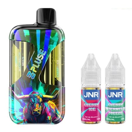 Puff JNR ZPluse 42K Cherry Ice & Cherry Watermelon Freeze - JNR