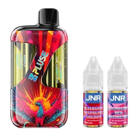 Puff JNR ZPluse 42K Blueberry Raspberry Cherry & Blackberry Red Raspberry - JNR