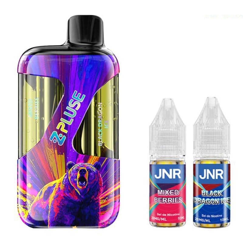 Puff JNR Zpluse 42K Mixed Berries & Black Dragon Ice | Le Vapoteur Discount