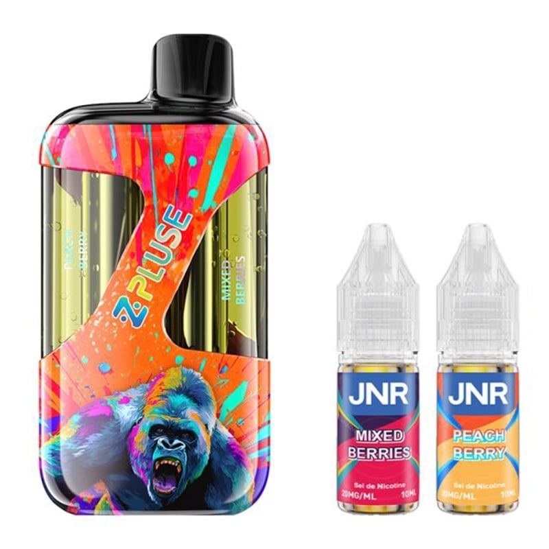 Puff JNR ZPluse 42K Mixed Berries & Peach Berry - JNR
