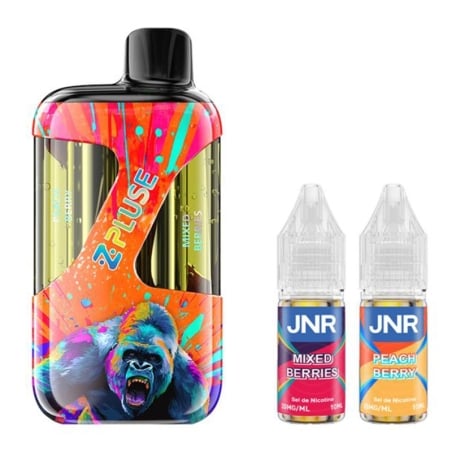 Puff JNR ZPluse 42K Mixed Berries & Peach Berry - JNR