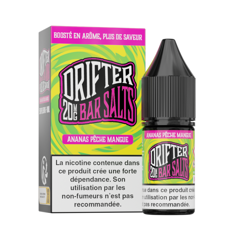 Pineapple Peach Mango Nic Salt Bar 10 ml - Drifter E-liquid