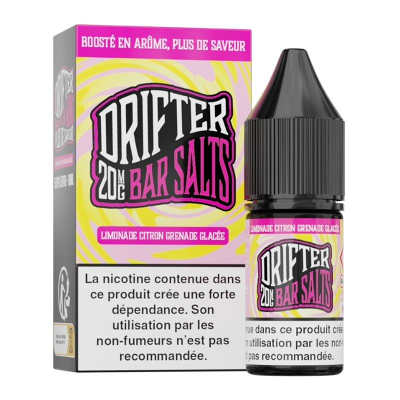 Iced Lemonade Lemon Grenade Nic Salt Bar 10 ml - Drifter