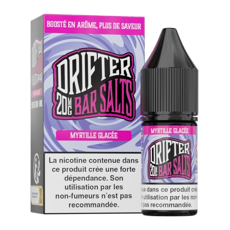 Eliquide Myrtille Glacée Nic Salt Bar Drifter | Le Vapoteur Discount