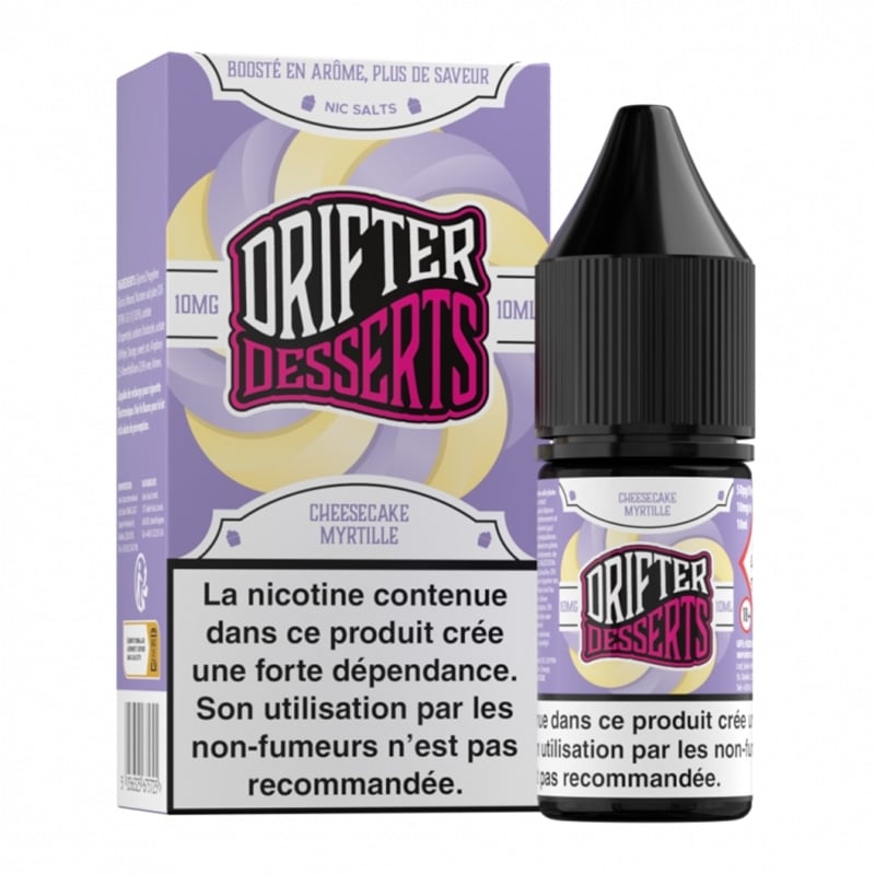 Blueberry Cheesecake Nic Salt Bar 10 ml - Drifter