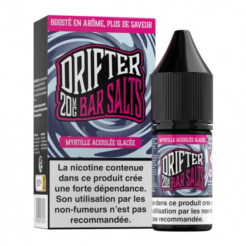 Eliquide Myrtille Acidulée Glacée Nic Salt Bar Drifter | Le Vapoteur Discount
