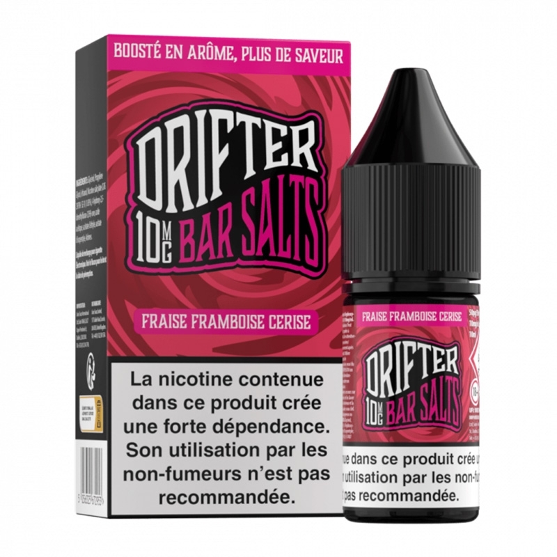 Strawberry Raspberry Cherry Nic Salt Bar 10 ml - Drifter