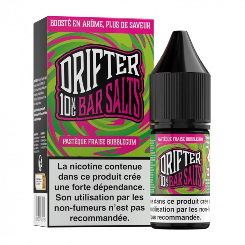 Watermelon Strawberry Bubblegum Nic Salt Bar 10 ml - Drifter