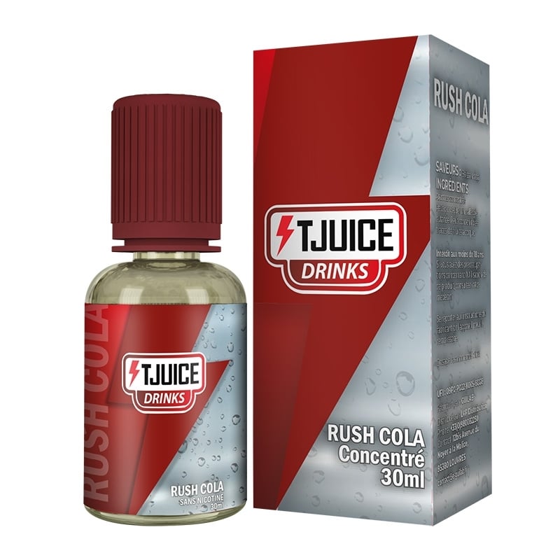 Concentré Rush Cola 30 ml Drinks - T-Juice pas cher