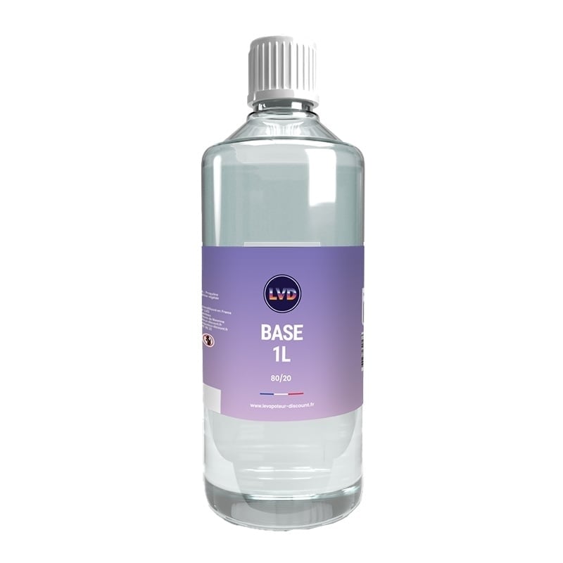 e-liquide 1 L 80/20 PG/VG Base - Le Vapoteur Discount pas cher