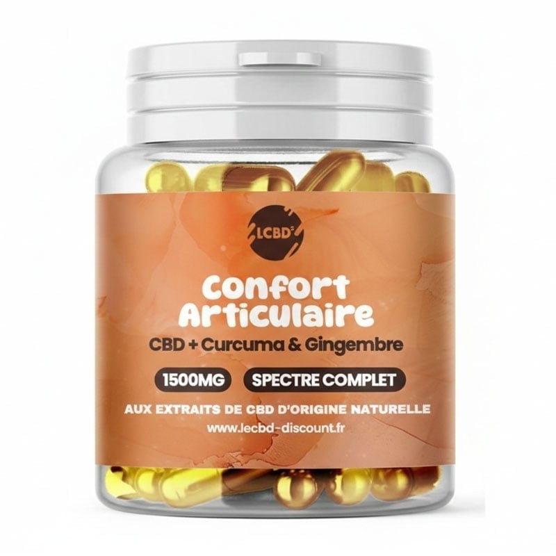 Gélules CBD Confort Articulaire - Le CBD Discount pas cher | Le CBD Discount - 13,95 €