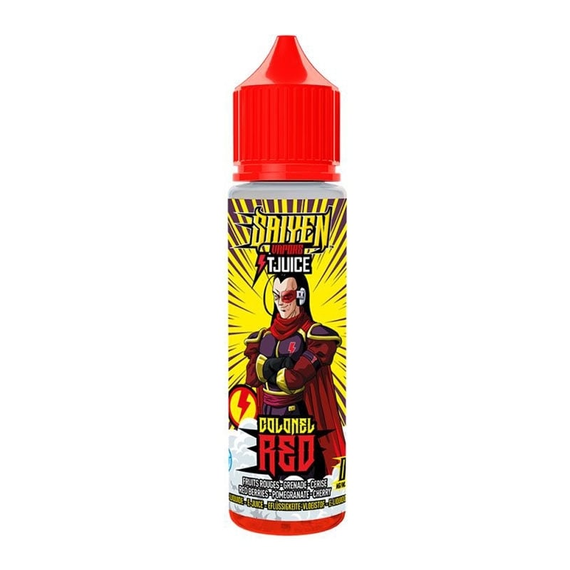 e-liquide Colonel Red 50 ml Saiyen Vapors - TJuice x Swoke pas cher