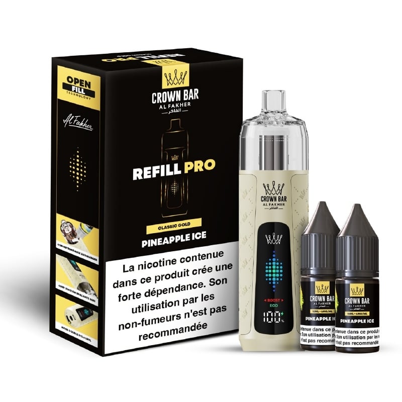 Pull Al Fakher Crown Bar Refill Pro Pineapple Ice | Le Vapoteur Discount
