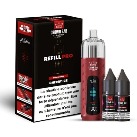 Puff Crown Bar Refill Pro Cherry Ice - Al Fakher