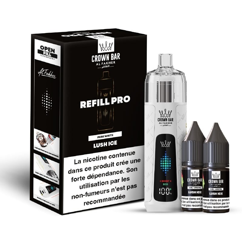 Pull Al Fakher Crown Bar Refill Pro Lush Ice | Le Vapoteur Discount