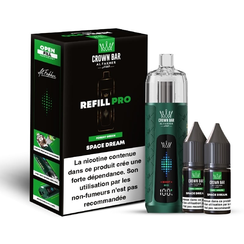 Pull Al Fakher Crown Bar Refill Pro Space Dream | Le Vapoteur Discount