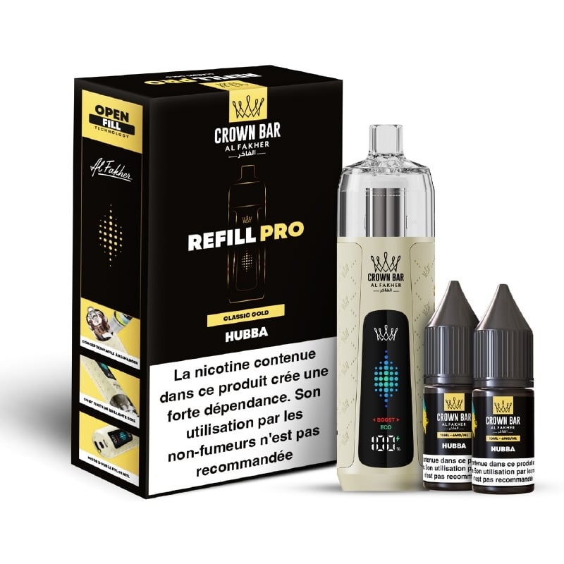 Pull Al Fakher Crown Bar Refill Pro Hubba | Le Vapoteur Discount