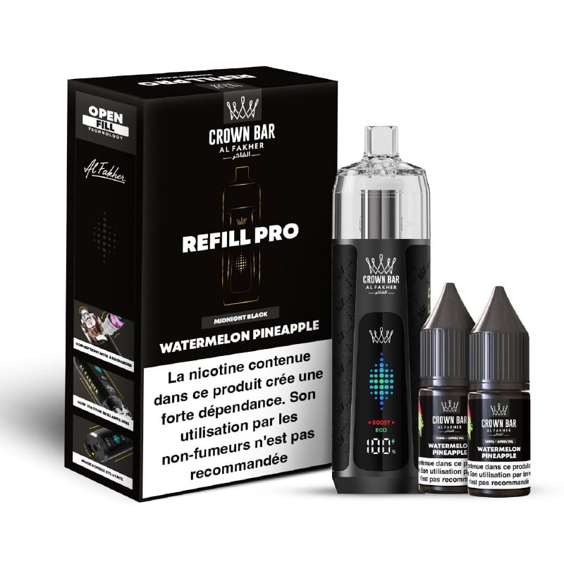 Pull Al Fakher Crown Bar Refill Pro Watermelon Pineapple | Le Vapoteur Discount