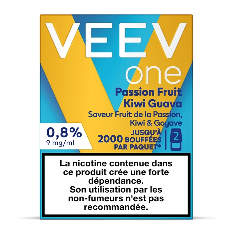 Passion Fruit Kiwi Guava Cartridges (x2) - Veev One
