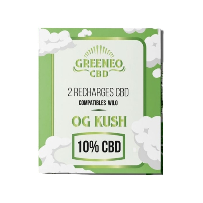 e-liquid Rechargeable Pod Cartridges 10% - Wilo x Greeneo cheap