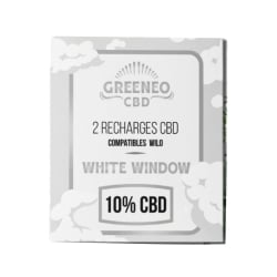 e-liquide Cartouches Pod Rechargeable 10 % - Wilo x Greeneo pas cher