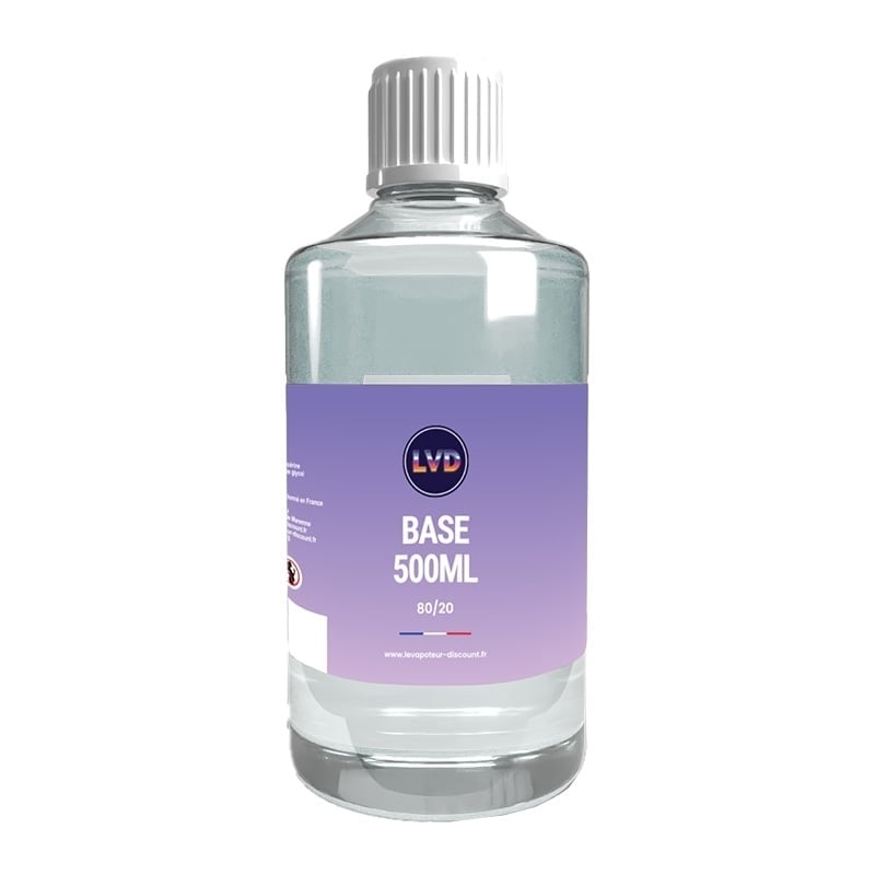 Base 500 ml 80/20 PG/VG - Le Vapoteur Discount cheap
