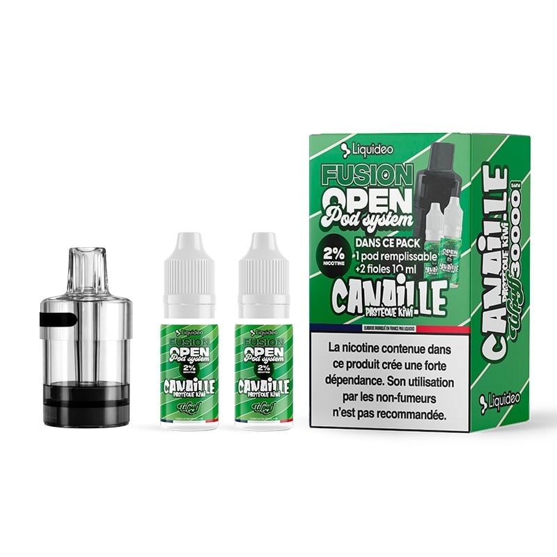 e-liquide Cartouche Canaille 30K Wpuff Fusion Open Pod System - Liquideo pas cher