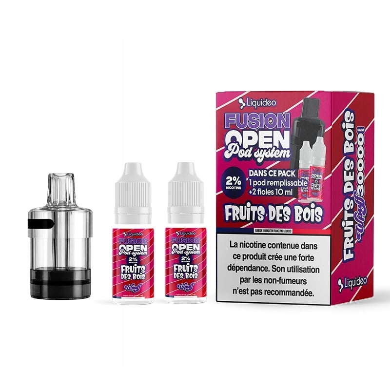 30K Wpuff Fusion Open Pod System Forest Fruits Cartridge - Liquideo at a low price