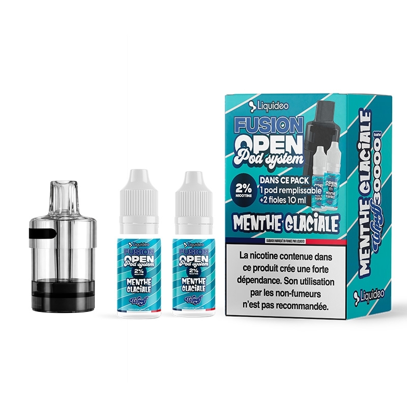 e-liquid Freeze Mint 30K Wpuff Fusion Open Pod System Cartridge - Liquideo cheap