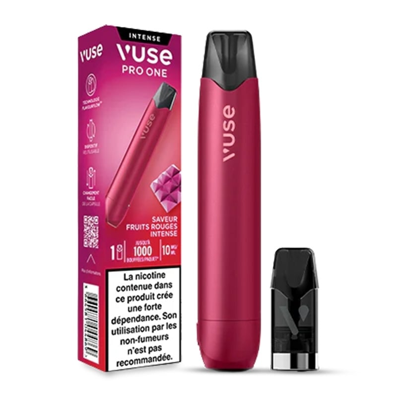 e-liquide Kit Vuse Pro One Bar Fruits Rouges Intense - Vuse pas cher