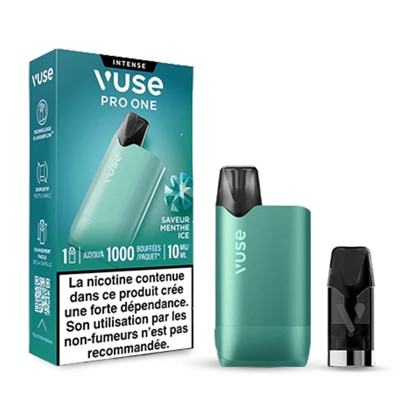 e-liquide Kit Vuse Pro One Box Menthe Ice - Vuse pas cher