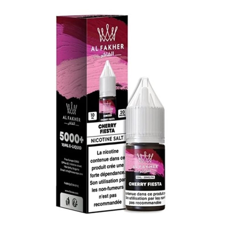 E-liquide Cherry Fiesta Nic Salt Al Fakher pas cher | Le Vapoteur Discount