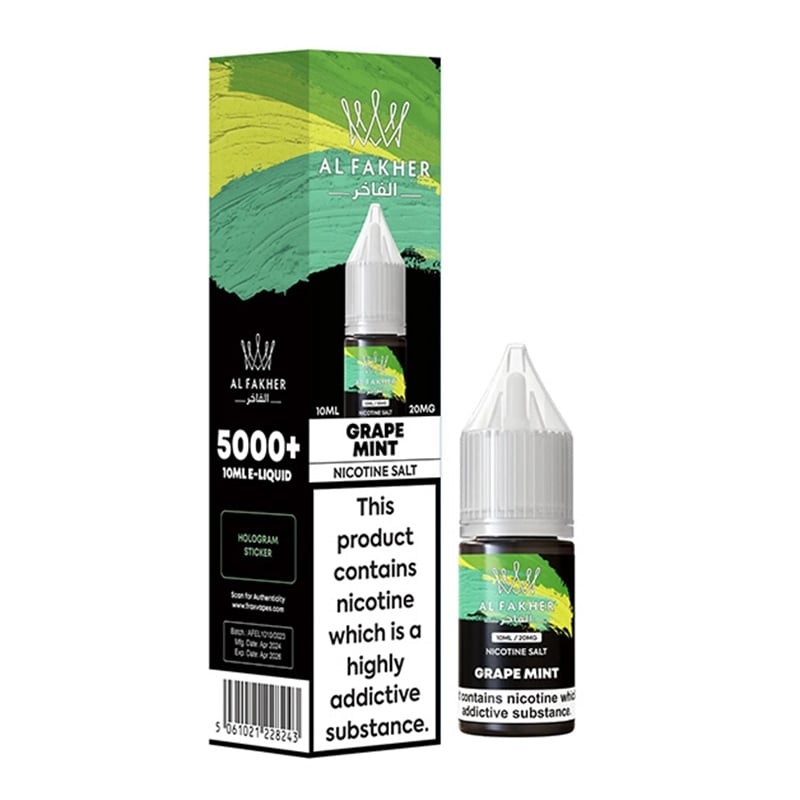 E-liquide Grape Mint Nic Salt Al Fakher pas cher | Le Vapoteur Discount