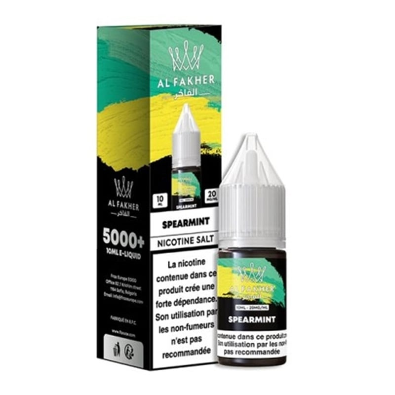 E-liquide Spearmint Nic Salt Al Fakher pas cher | Le Vapoteur Discount