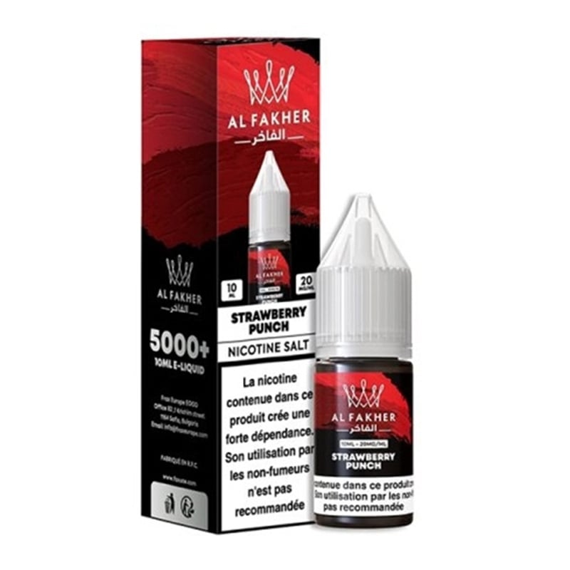 E-liquide Strawberry Punch Nic Salt Al Fakher pas cher | Le Vapoteur Discount