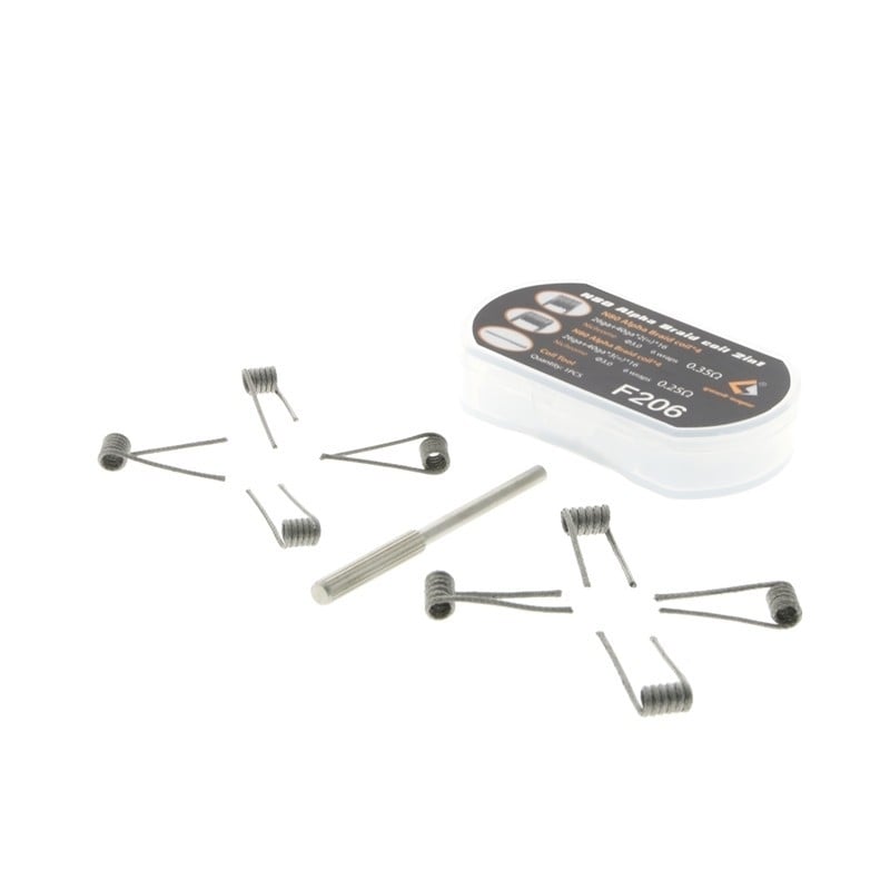 N80 Alfa Braid coil 2 en 1 (x8) - Geek Vape pas cher N80 Alfa Braid coil 2 en 1 (x8) - Geek Vape pas cher
