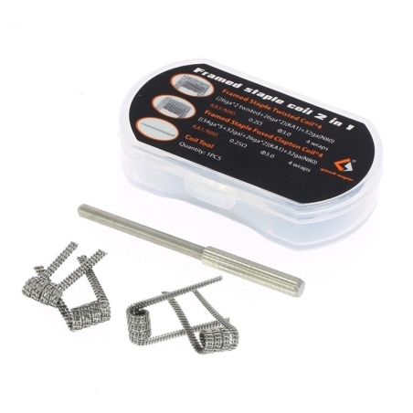 Framed Staple coil 2 en 1 (x8) - Geek Vape pas cher Framed Staple coil 2 en 1 (x8) - Geek Vape pas cher