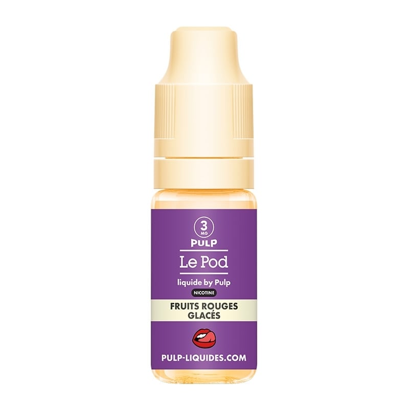 e-liquide Fruits Rouges Glacés Nic Base 10 ml - Le Pod Liquide - Pulp pas cher