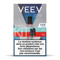 e-liquid Kit Veev One Black + 2 refills Strawberry / Mint 9 mg - Veev One cheap