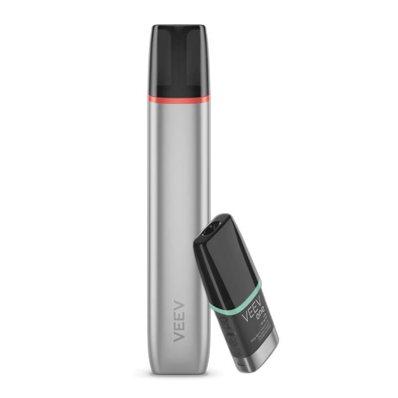 e-liquide Kit Veev One Noir + 2 recharges Fraise / Menthe 9 mg - Veev One pas cher