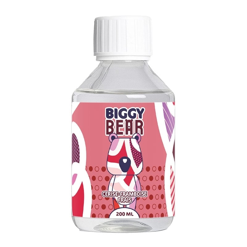 e-liquide Cerise Framboise Frais 200 ml - Biggy Bear pas cher