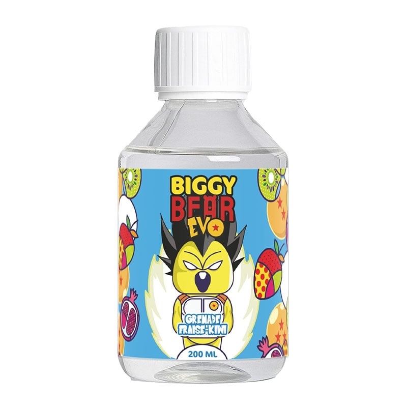 e-liquide Grenade Fraise Kiwi 200 ml - Biggy Bear EVO pas cher