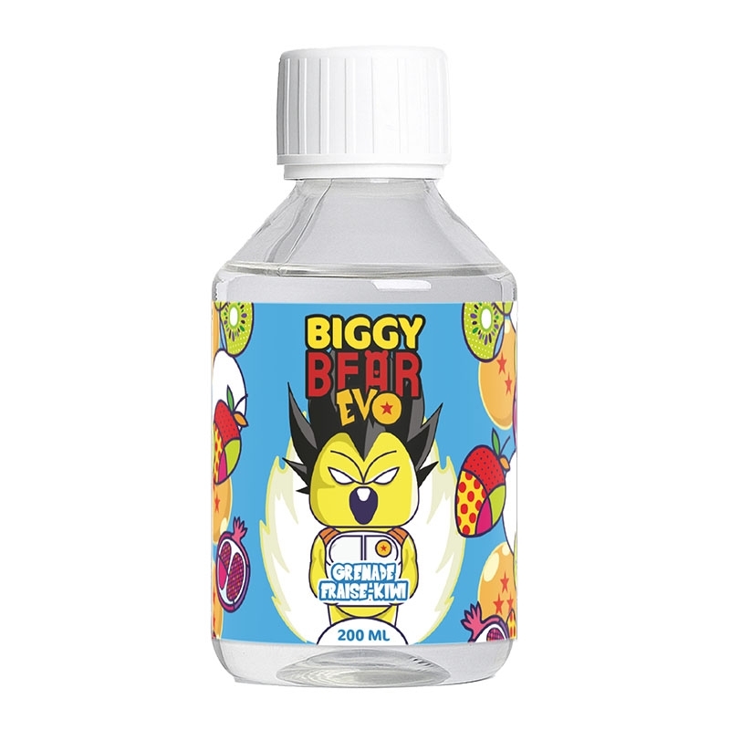 e-liquid Pomegranate Strawberry Kiwi 200 ml - Biggy Bear EVO cheap